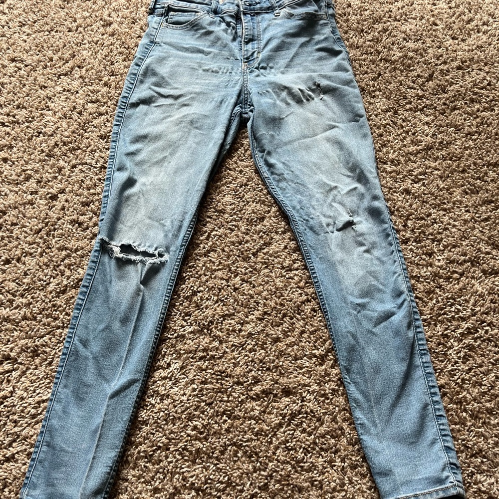 Hollister high rise super skinny jeans